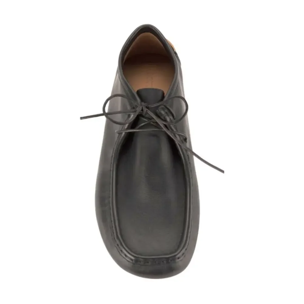 $850 NIB Men's Bottega Veneta Black Leather Driving Chukka Shoes Size 41(8)